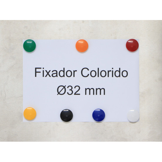 Fixador Magnético 32 mm - Diversas cores